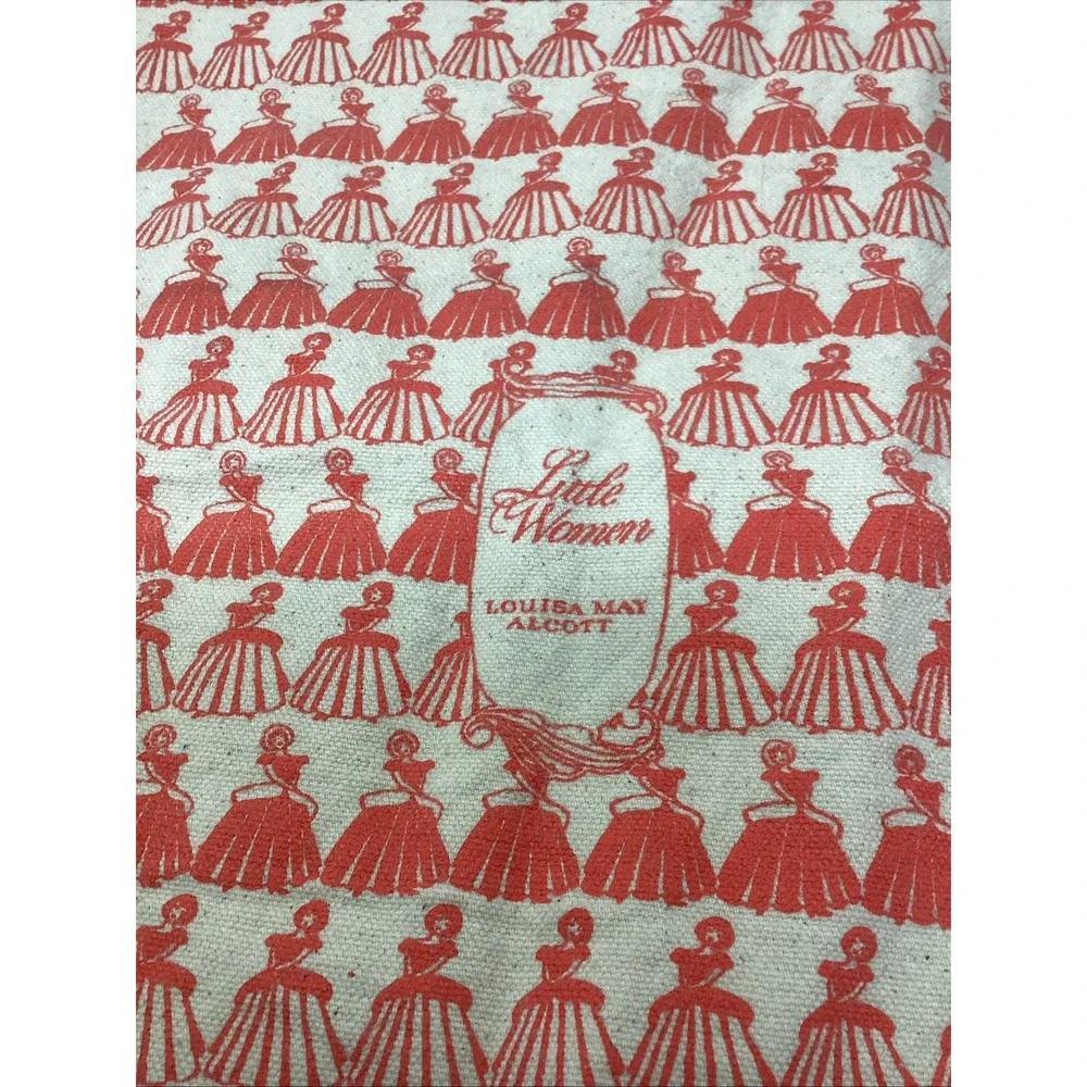 Little Women Tote Bag Out Of Print Book Cover Canvas Bag Louisa May Alcott